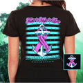 Southern Attitude Faith Hope Anchor Breast Cancer - Adult & Kids T-Shirts, Sweatshirts & Hoodies apparel design preview 1