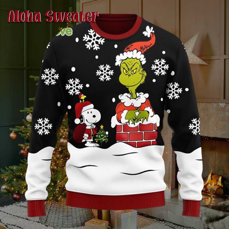 Snoopy Christmas Caddie Ugly Christmas Sweater product image 3
