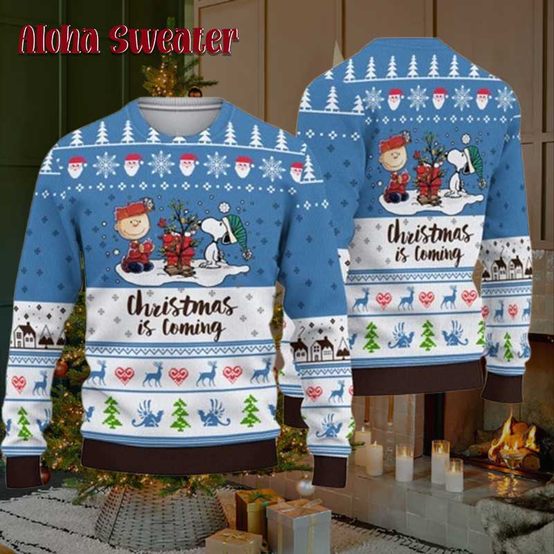 Snoopy The Joyful Moment Ugly Christmas Sweater product image 3