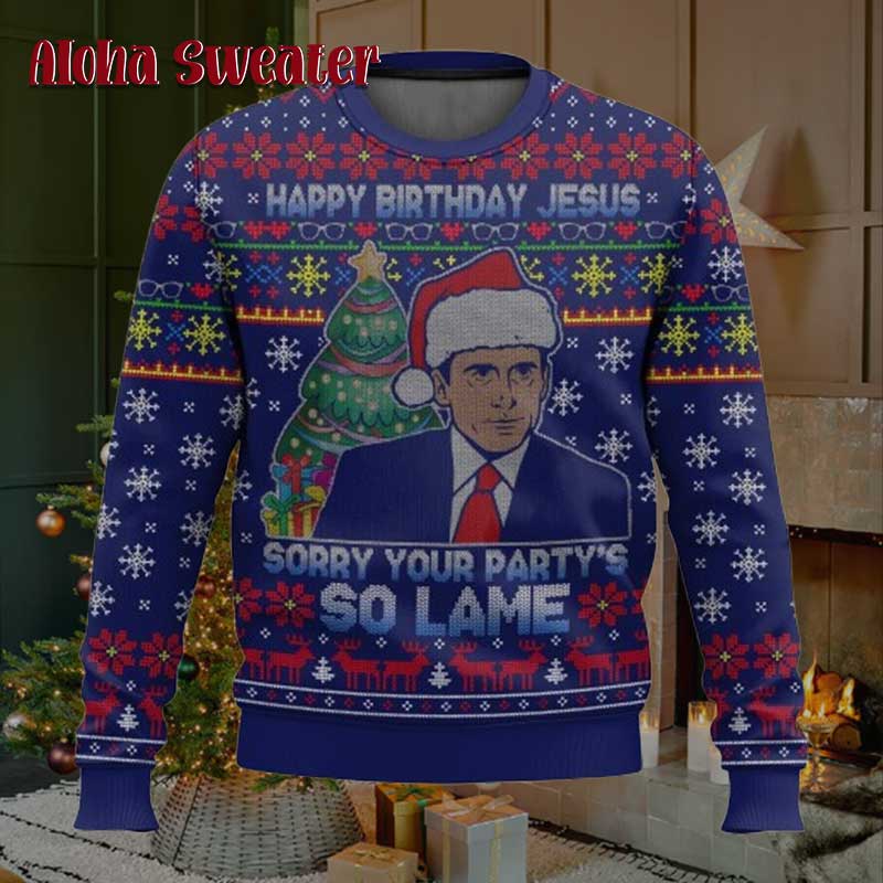 My Advice Never Get Married The Office Ugly Christmas Sweater product image 2