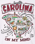 Sassy Frass South Carolina on My Mind State SC Raglan - Adult & Kids T-Shirts, Sweatshirts & Hoodies apparel design preview 1