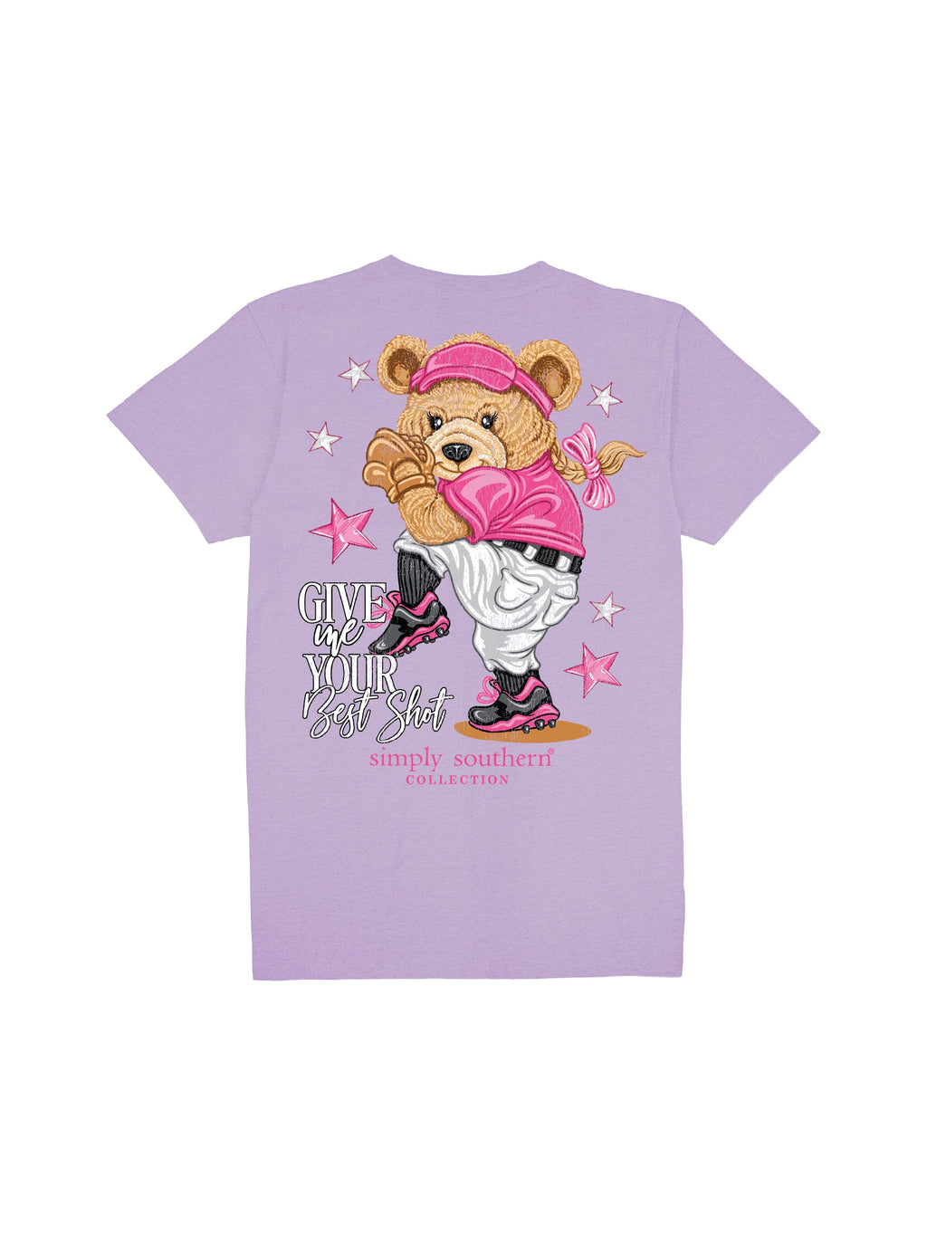 Simply Southern Bear Ball Baseball Softball - Adult & Kids T-Shirts, Sweatshirts & Hoodies apparel design preview 2
