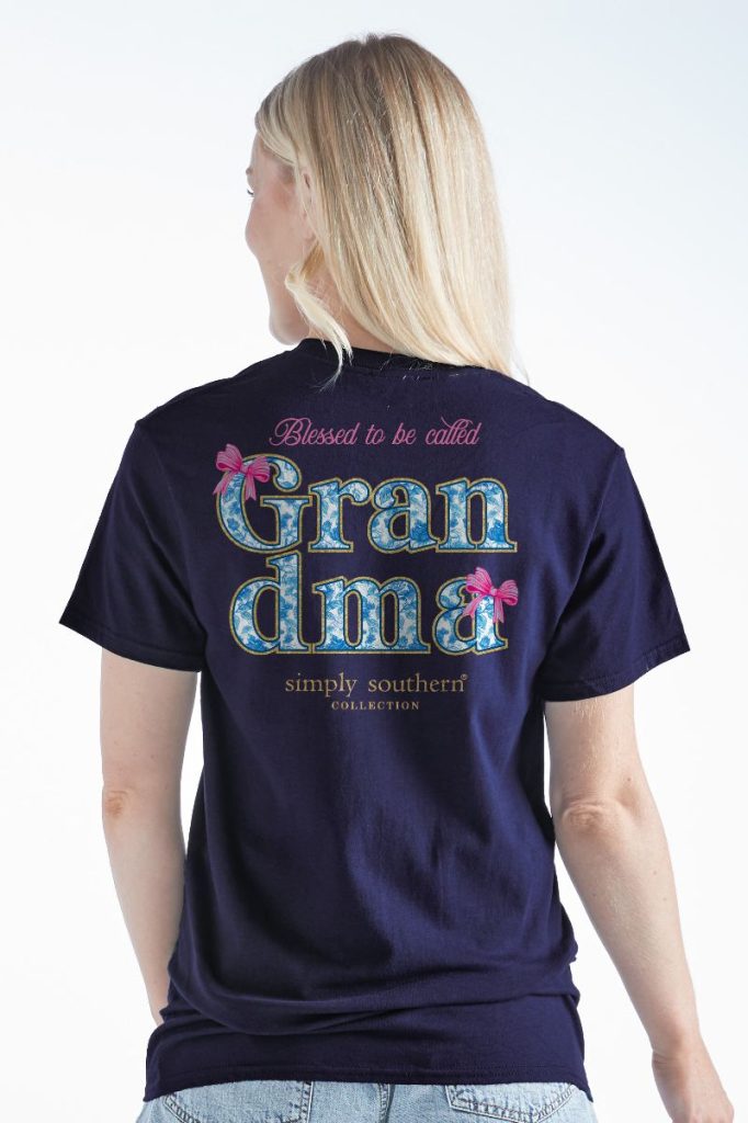 Simply Southern Blessed Grandma Bows - Adult & Kids T-Shirts, Sweatshirts & Hoodies apparel design preview 1