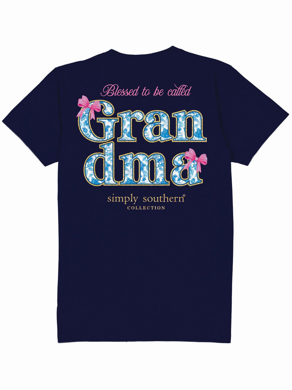 Simply Southern Blessed Grandma Bows - Adult & Kids T-Shirts, Sweatshirts & Hoodies apparel design preview 2