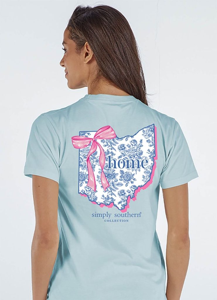 Simply Southern Home Bow Ohio - Adult & Kids T-Shirts, Sweatshirts & Hoodies apparel design preview 1