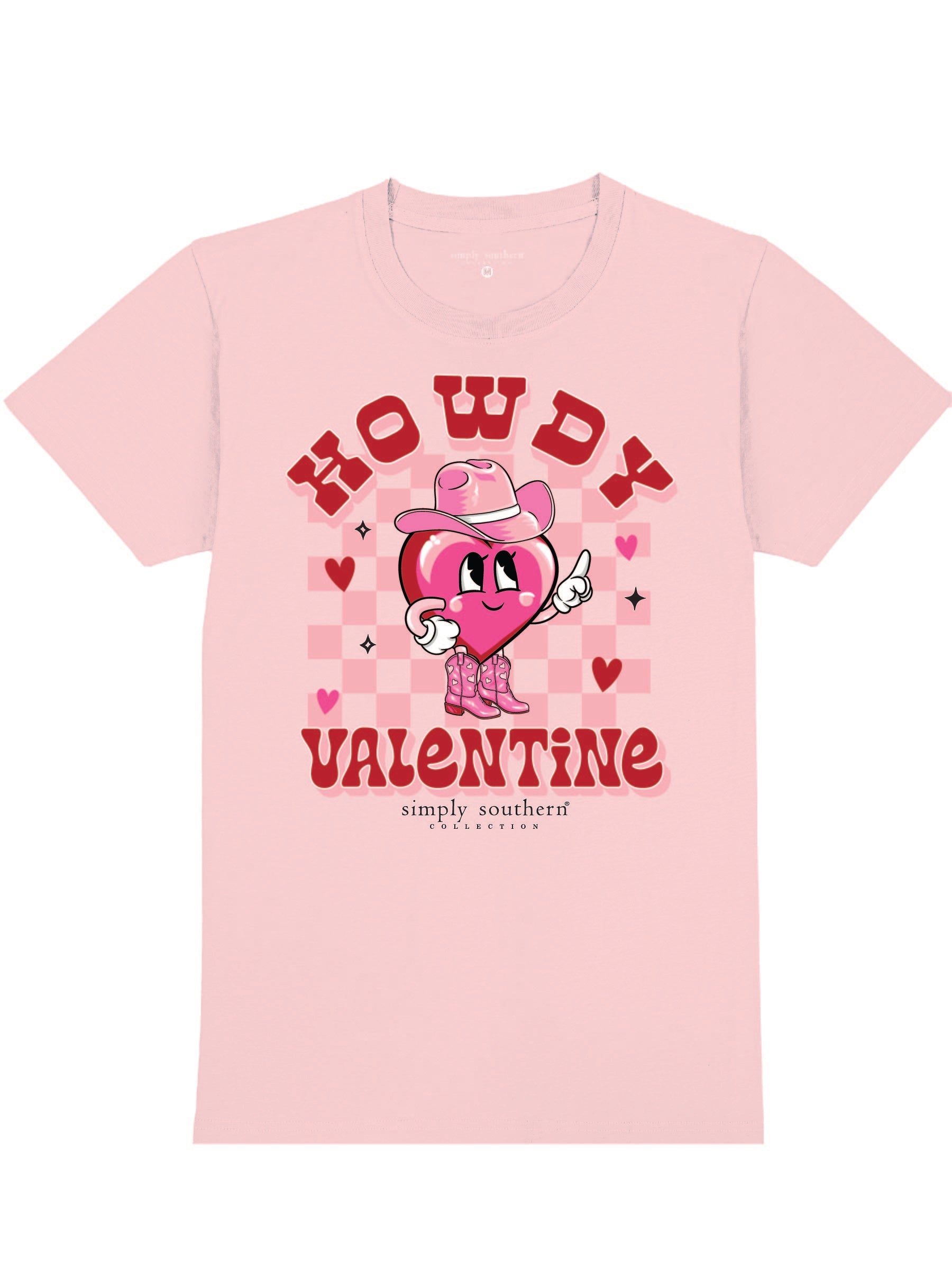 Simply Southern XOXO Howdy Valentine - Adult & Kids T-Shirts, Sweatshirts & Hoodies apparel design preview 2