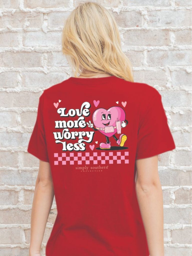 Simply Southern Love More Valentine - Adult & Kids T-Shirts, Sweatshirts & Hoodies apparel design preview 1