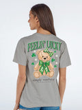 Simply Southern Lucky Teddy Irish - Adult & Kids T-Shirts, Sweatshirts & Hoodies apparel design preview 1