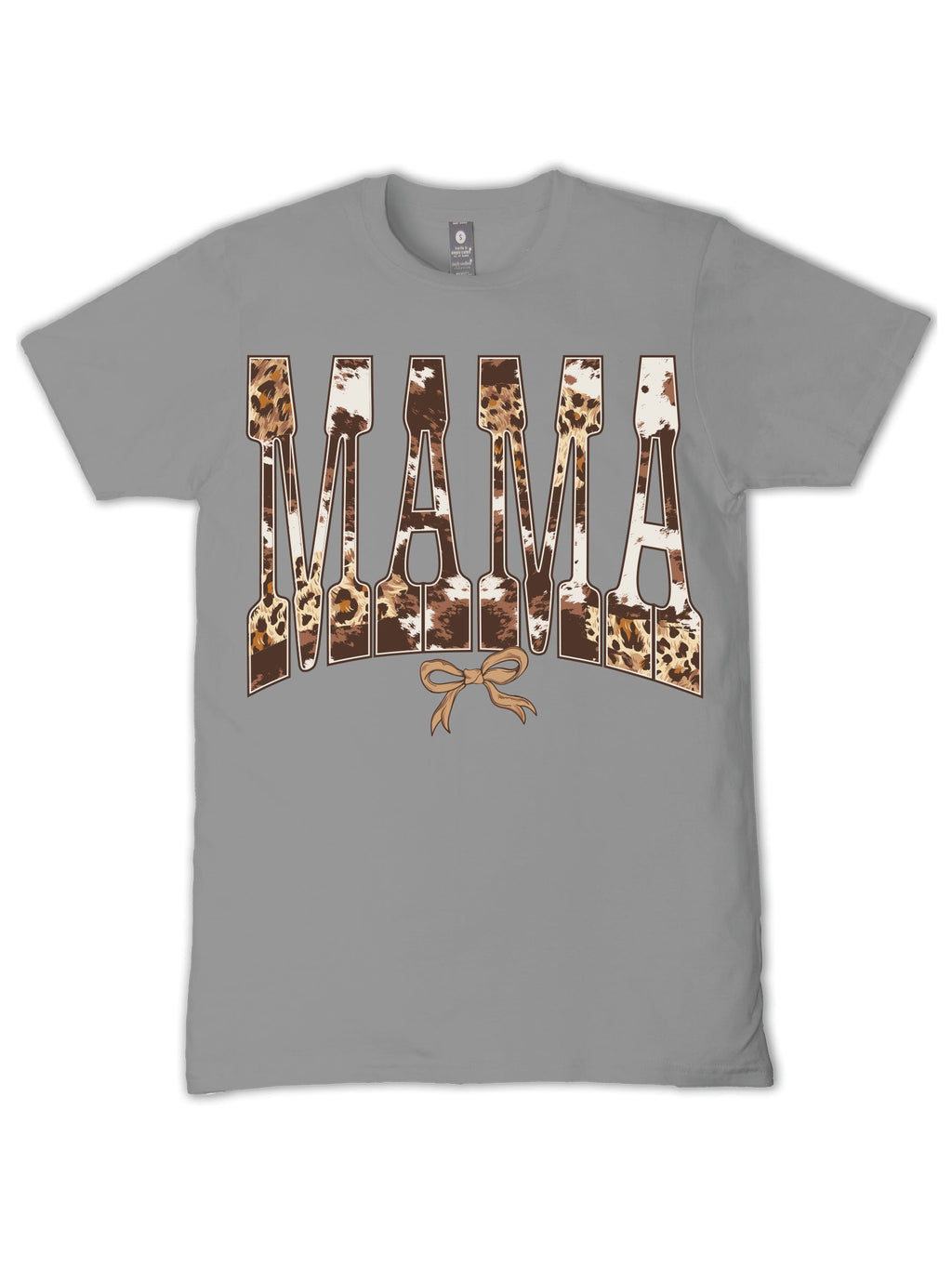 Simply Southern Cowhide Mama Bow Driftwood - Adult & Kids T-Shirts, Sweatshirts & Hoodies apparel design preview 2
