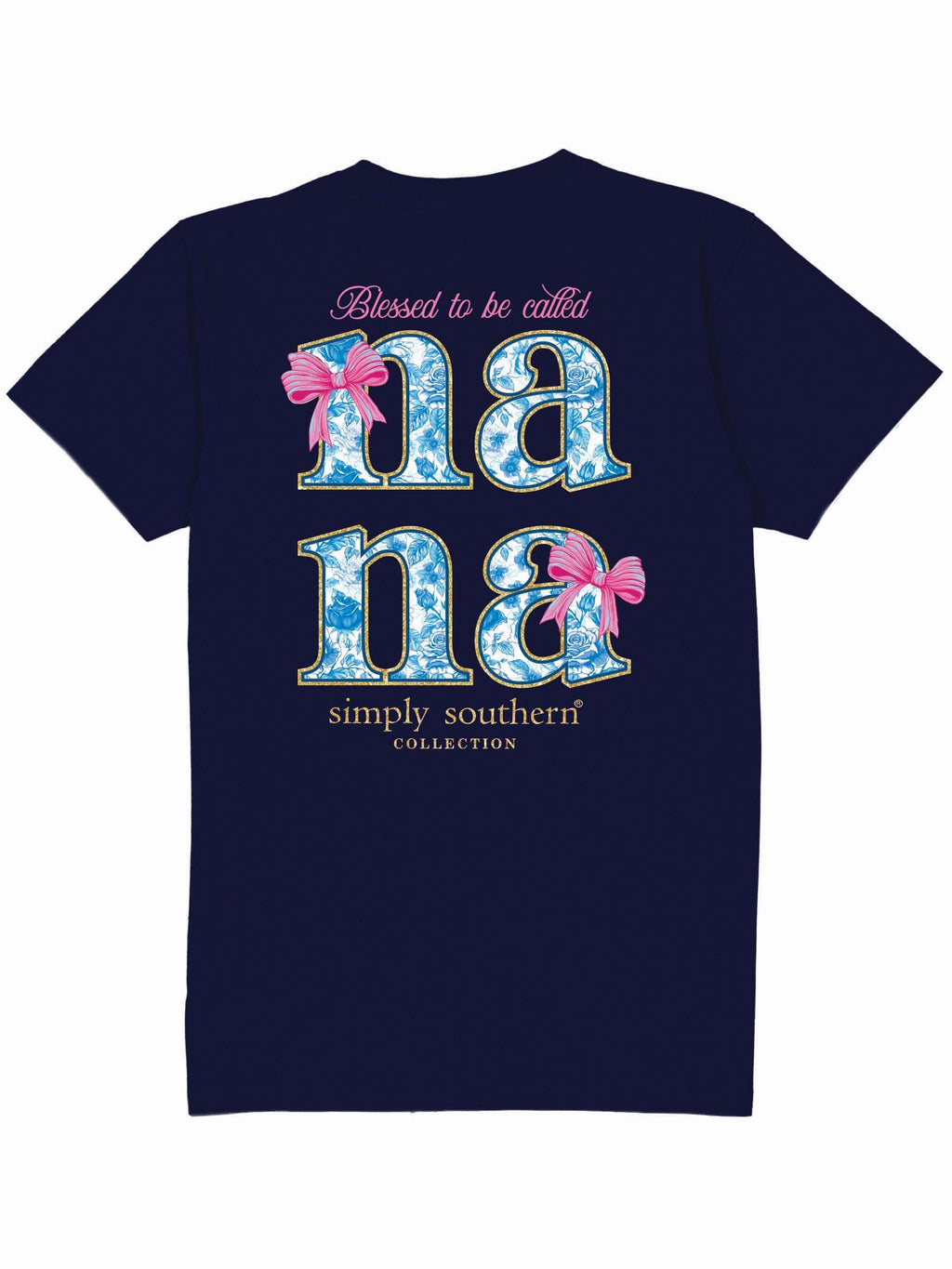 Simply Southern Blessed Nana Bows - Adult & Kids T-Shirts, Sweatshirts & Hoodies apparel design preview 2