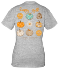 Simply Southern Happy Fall Pumpkins Patterns - Adult & Kids T-Shirts, Sweatshirts & Hoodies apparel design preview 1