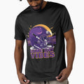 Copy Purple Gold Helmet Game Day Vibes T-Shirt - Novelty Apparel Unisex - T-Shirt, Sweatshirt, Hoodie