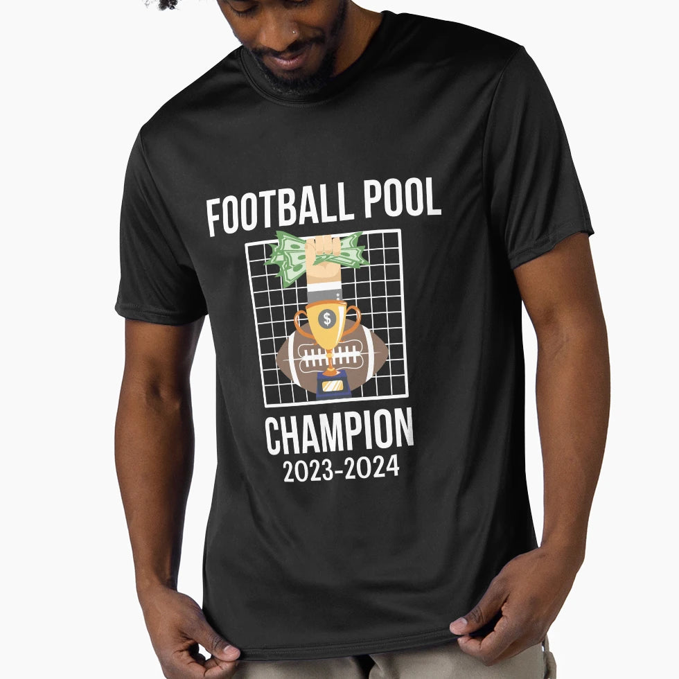 Football Pool Champion 2023 2024 23 24 T-Shirt - Trendy Graphic for Adults - T-Shirt, Sweatshirt, Hoodie
