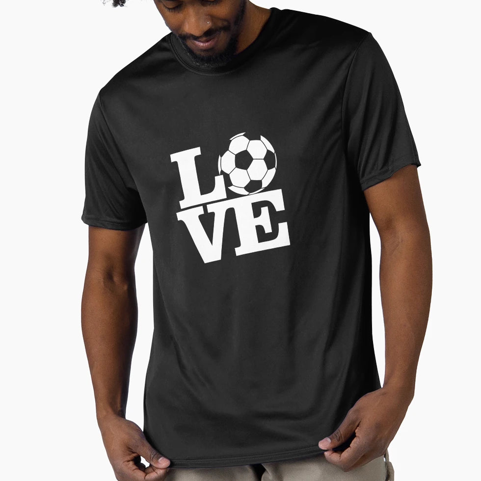 Love Soccer T-Shirt - Casual Everyday Wear Men Women - T-Shirt, Sweatshirt, Hoodie
