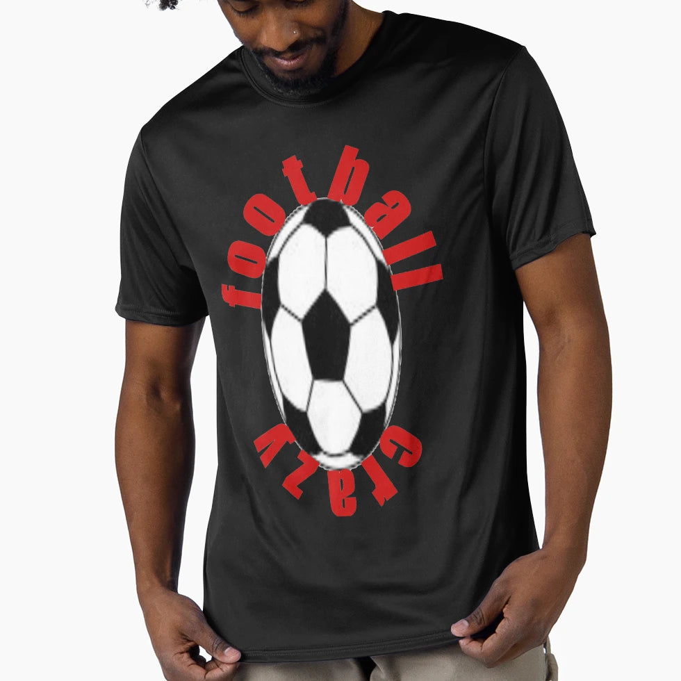 Football Crazy T-Shirt - Custom Art Print for Adults - T-Shirt, Sweatshirt, Hoodie