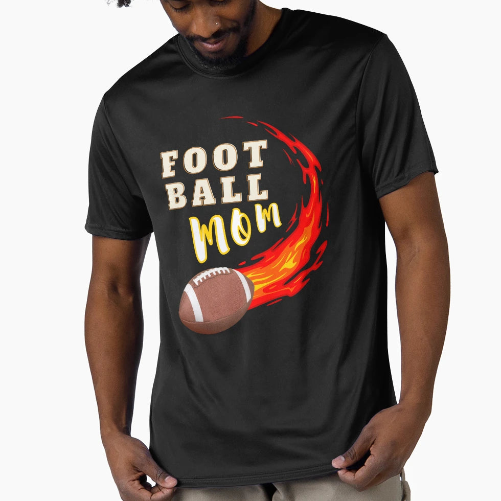 Football Mom T-Shirt - Custom Art Print Unisex - T-Shirt, Sweatshirt, Hoodie