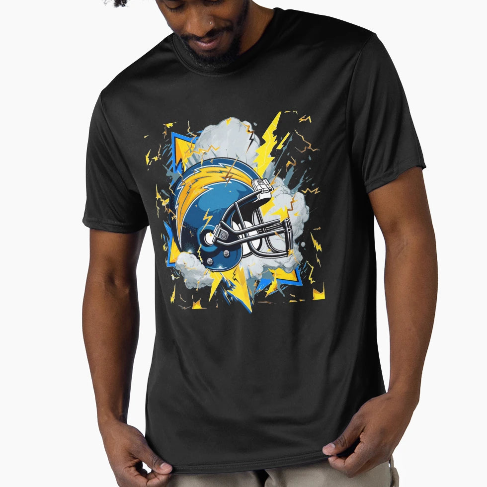 Los Angeles Football Helmet T-Shirt - Unique Graphic for Adults - T-Shirt, Sweatshirt, Hoodie