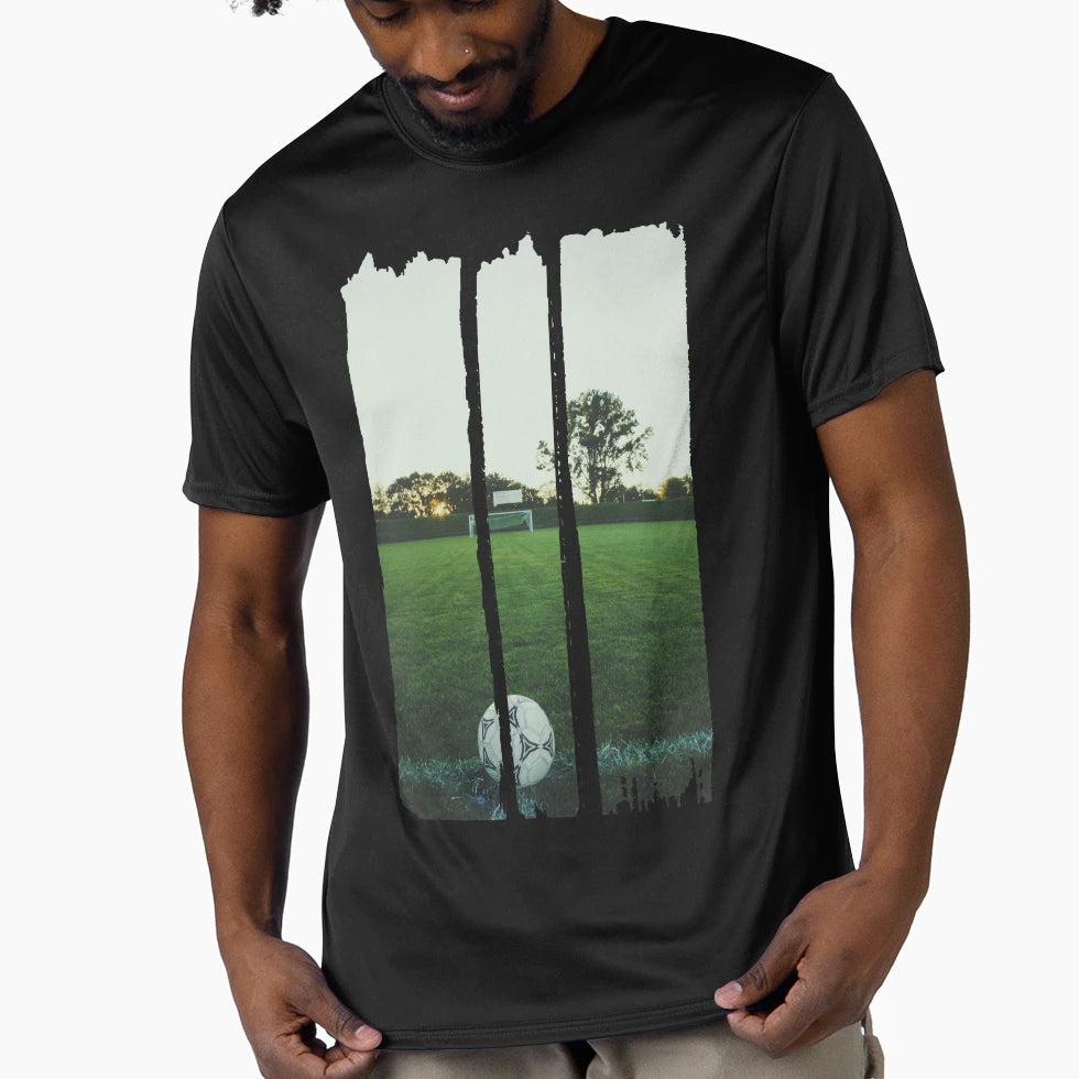 View Soccer Field Ball Sideline T-Shirt - Trendy Graphic for Adults - T-Shirt, Sweatshirt, Hoodie