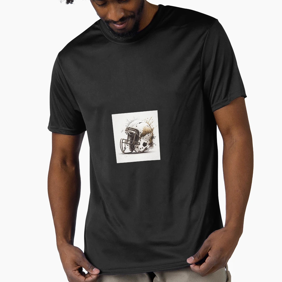 American Football Helmet T-Shirt - Minimalist Print Unisex - T-Shirt, Sweatshirt, Hoodie
