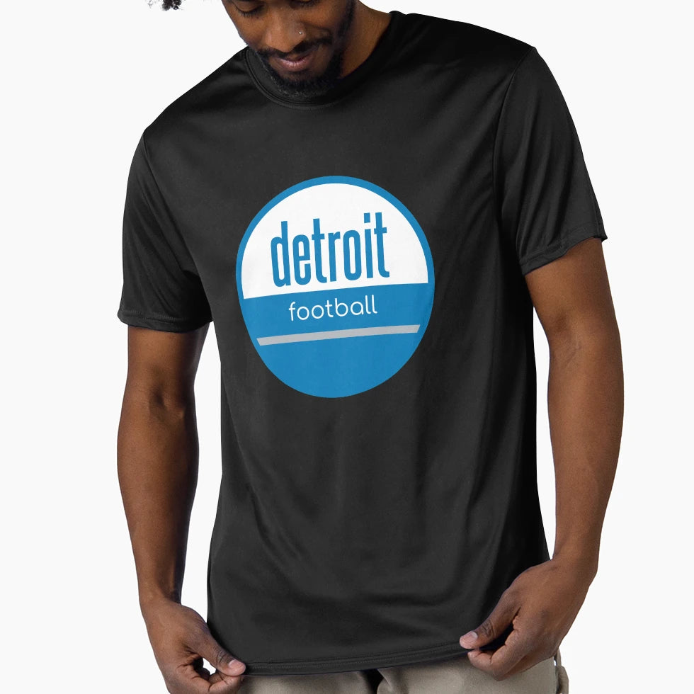 Detroit Football T-Shirt - Minimalist Print Unisex - T-Shirt, Sweatshirt, Hoodie