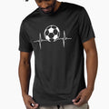 My Heart Beats Soccer White T-Shirt - Unique Graphic Unisex - T-Shirt, Sweatshirt, Hoodie