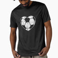 Soccer Ball Heart Mom Fan Parent T-Shirt - Novelty Apparel Men Women - T-Shirt, Sweatshirt, Hoodie