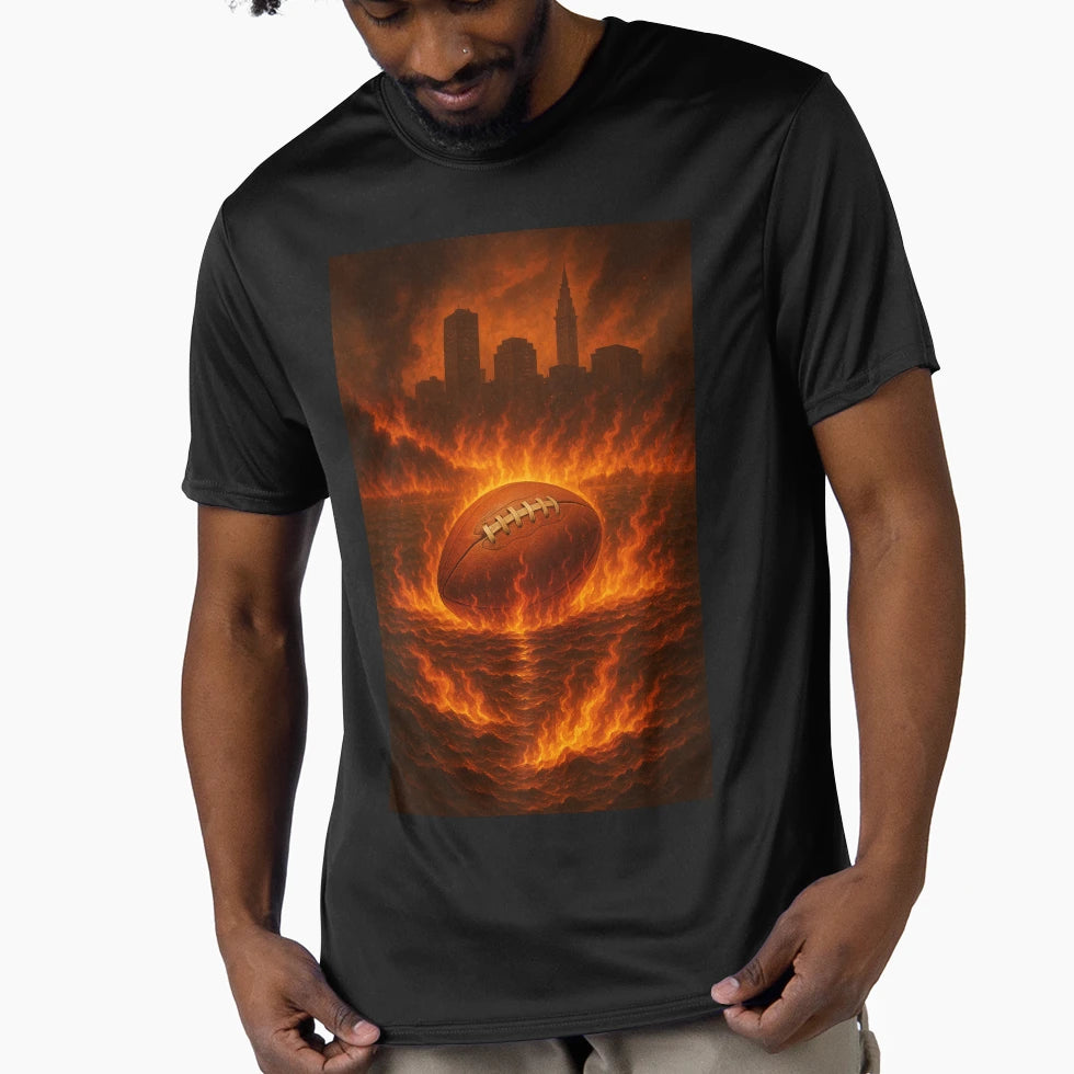 Cleveland Football V3 T-Shirt - Casual Everyday Wear for Adults - T-Shirt, Sweatshirt, Hoodie