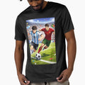 Anime Football Legends Clash Argentina T-Shirt - Unique Graphic for Adults - T-Shirt, Sweatshirt, Hoodie