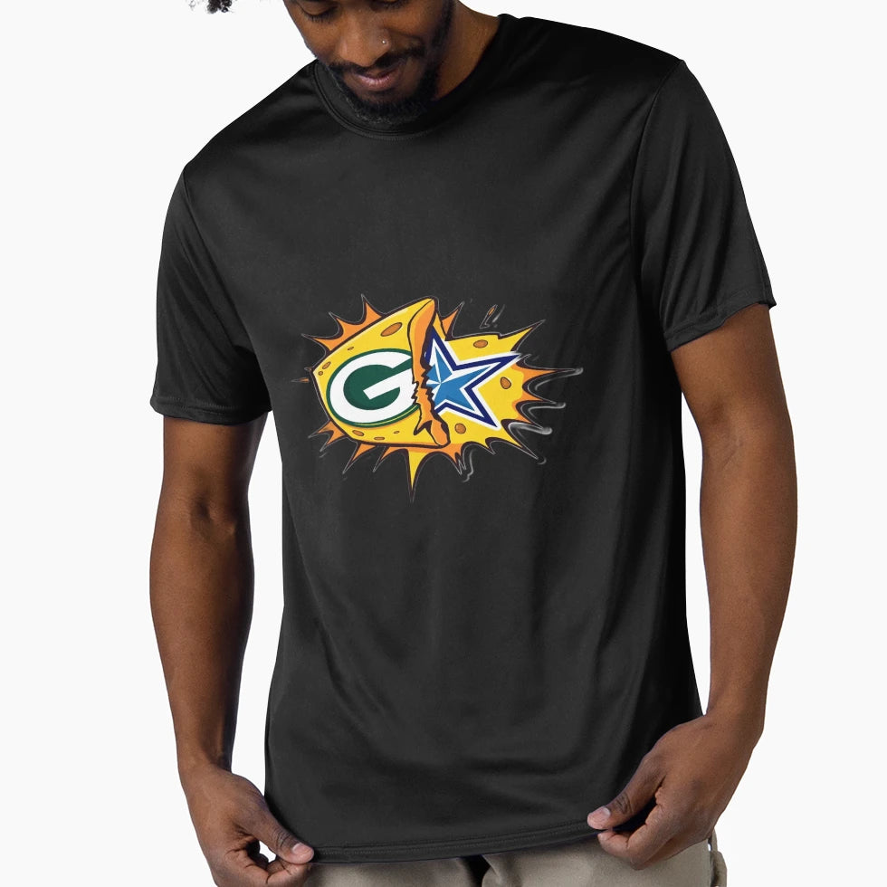 Green Bay Packers Vs Dallas Cowboys T-Shirt - Aesthetic Graphic Unisex - T-Shirt, Sweatshirt, Hoodie