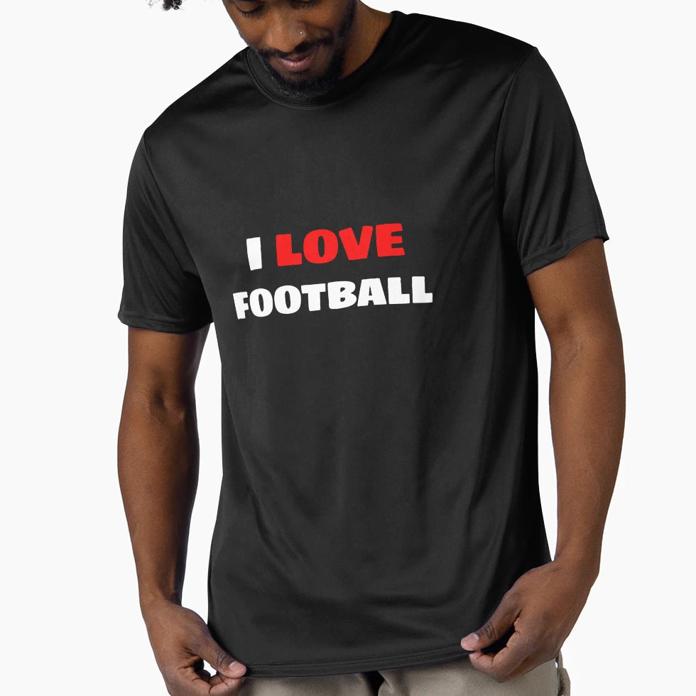 I Love Football T-Shirt - Streetwear Style for Adults - T-Shirt, Sweatshirt, Hoodie