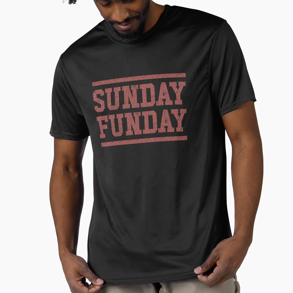 Sunday Funday Falcons T-Shirt - Fun Novelty Design Men Women - T-Shirt, Sweatshirt, Hoodie