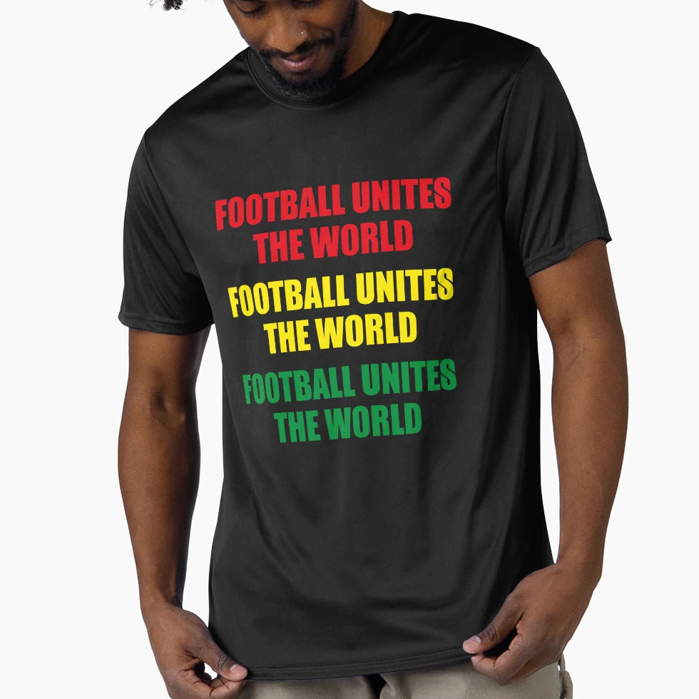 Football Unites World Colorful T-Shirt - Streetwear Style for Adults - T-Shirt, Sweatshirt, Hoodie