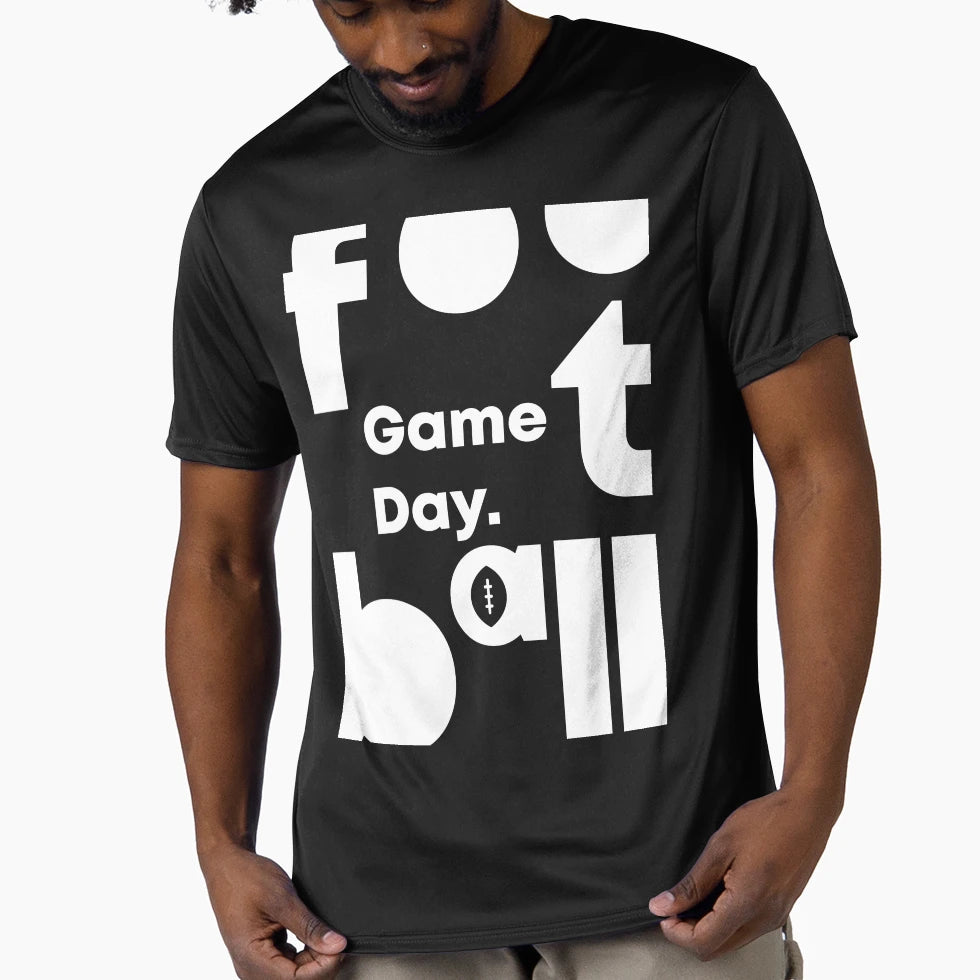 Game Day American Football Vibe T-Shirt - Novelty Apparel Unisex - T-Shirt, Sweatshirt, Hoodie