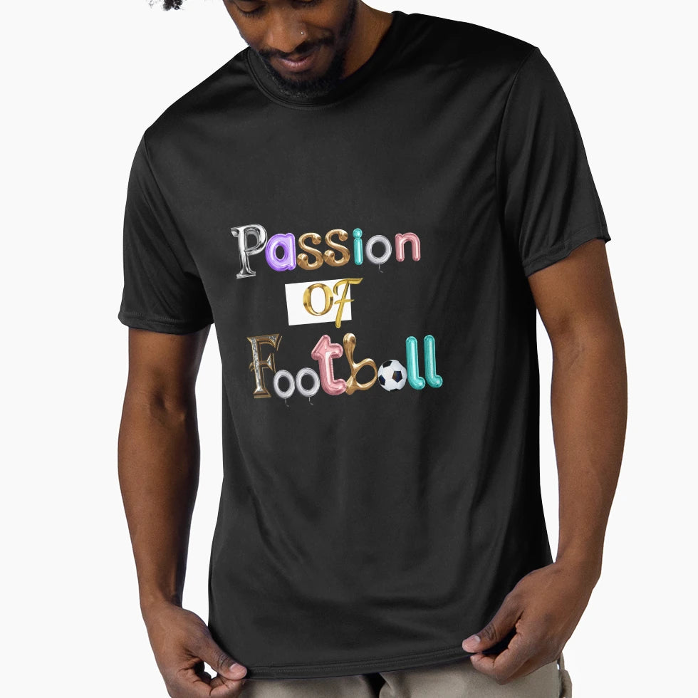 Passion Football T-Shirt - Custom Art Print Unisex - T-Shirt, Sweatshirt, Hoodie