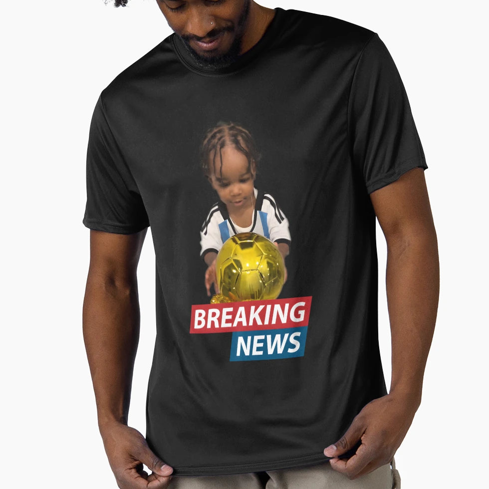 Broski Breaking News Golden Ball T-Shirt - Novelty Apparel Unisex - T-Shirt, Sweatshirt, Hoodie