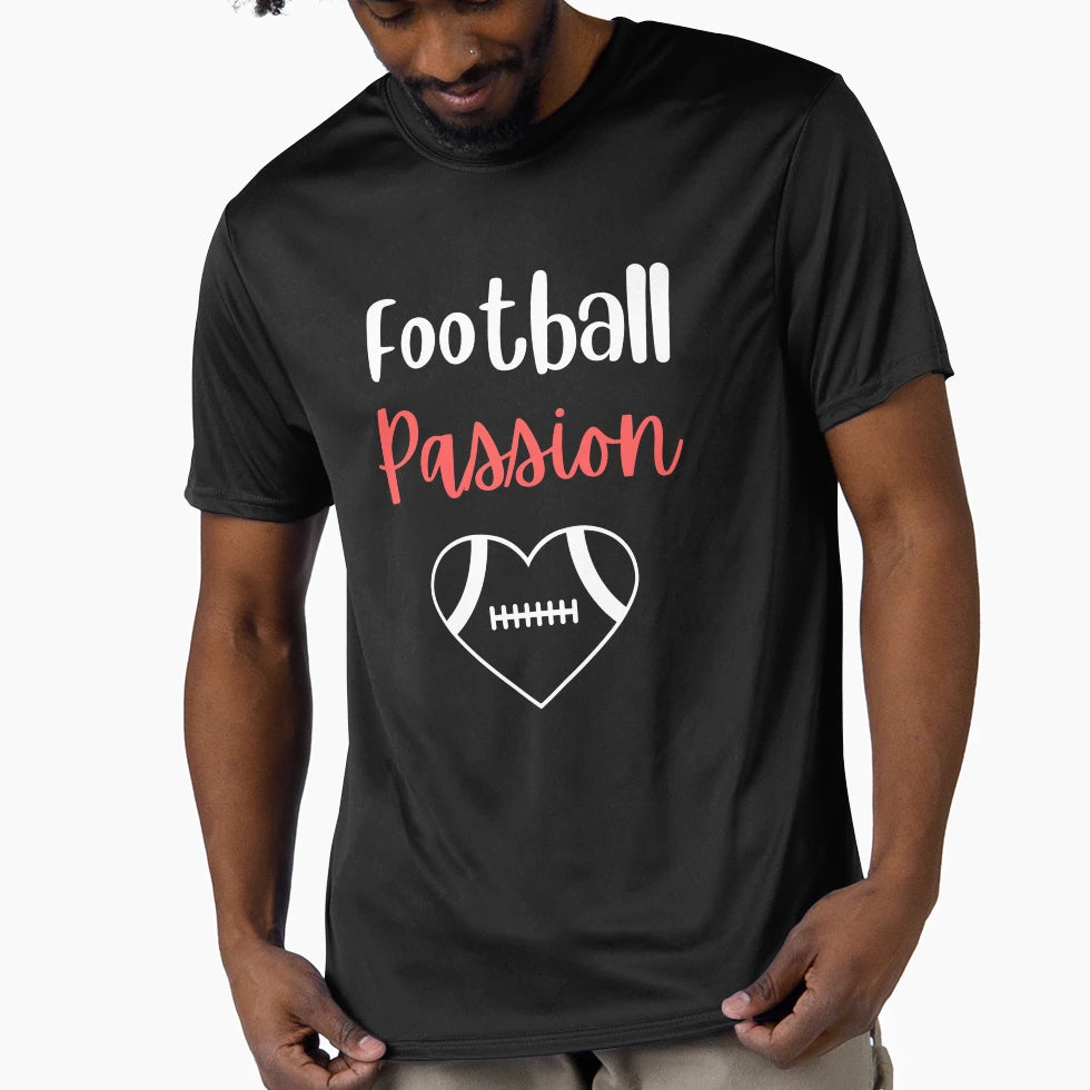 Football Passion T-Shirt - Casual Everyday Wear Unisex - T-Shirt, Sweatshirt, Hoodie