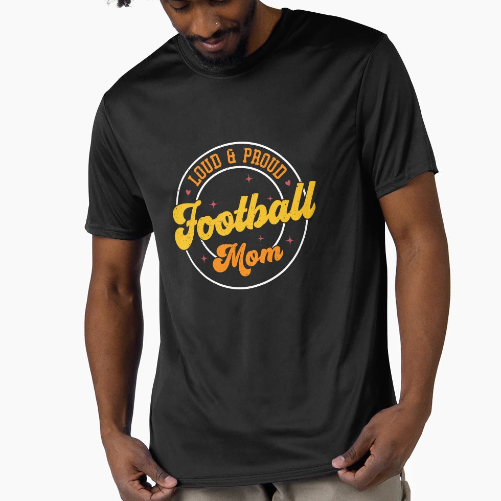 Football Mom T-Shirt - Aesthetic Graphic Unisex - T-Shirt, Sweatshirt, Hoodie
