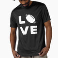 Love Football T-Shirt - Minimalist Print Unisex - T-Shirt, Sweatshirt, Hoodie