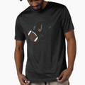 Monogram J Football Helmet T-Shirt - Unique Graphic for Adults - T-Shirt, Sweatshirt, Hoodie