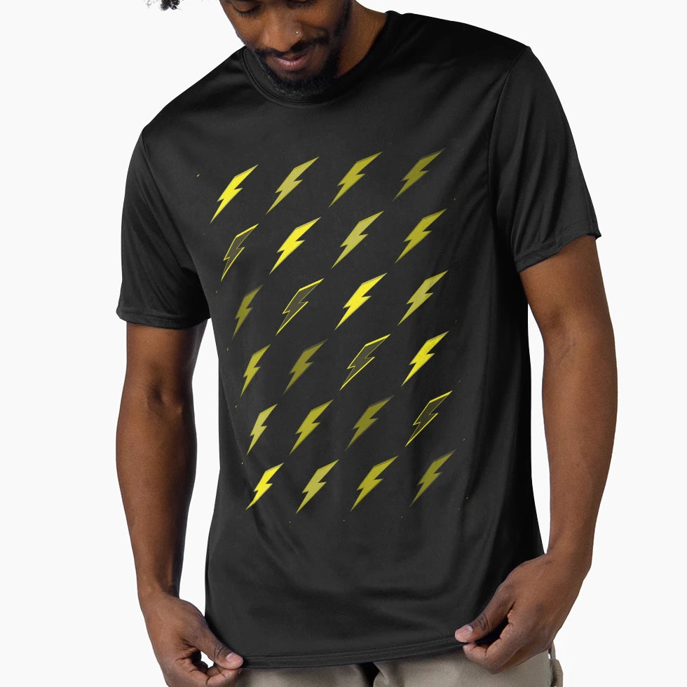 Lightning Pattern T-Shirt - Trendy Graphic Unisex - T-Shirt, Sweatshirt, Hoodie