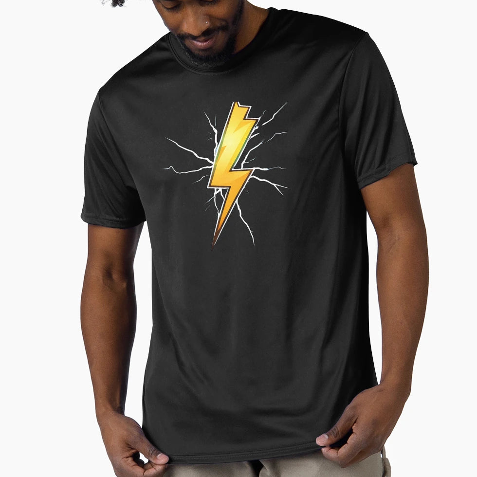 Thunderbolt Lightning Bolt Strike T-Shirt - Casual Everyday Wear Unisex - T-Shirt, Sweatshirt, Hoodie