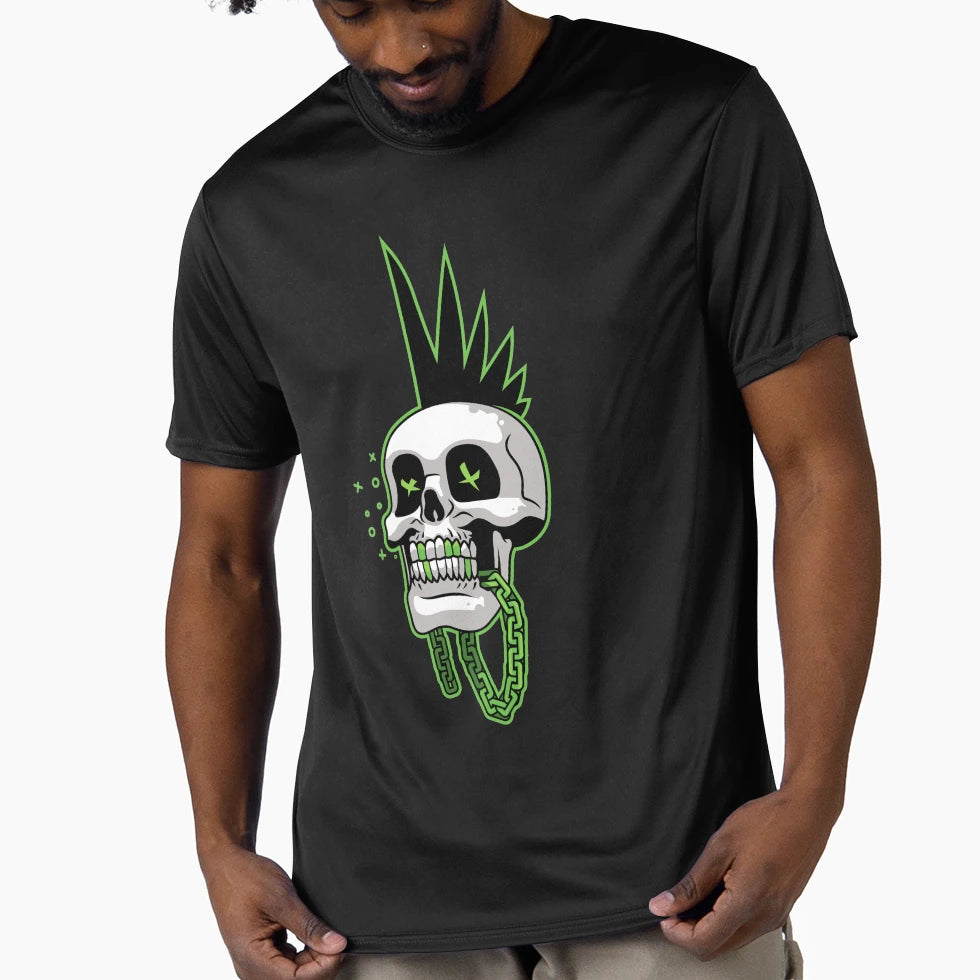 Punk Rocker Skull T-Shirt - Unique Graphic Unisex - T-Shirt, Sweatshirt, Hoodie