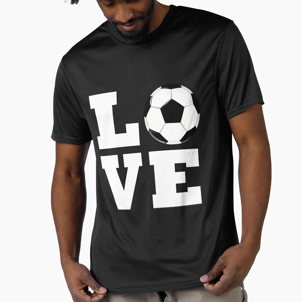 Love Soccer Sports Player Or Coach T-Shirt - Trendy Graphic Men Women - T-Shirt, Sweatshirt, Hoodie