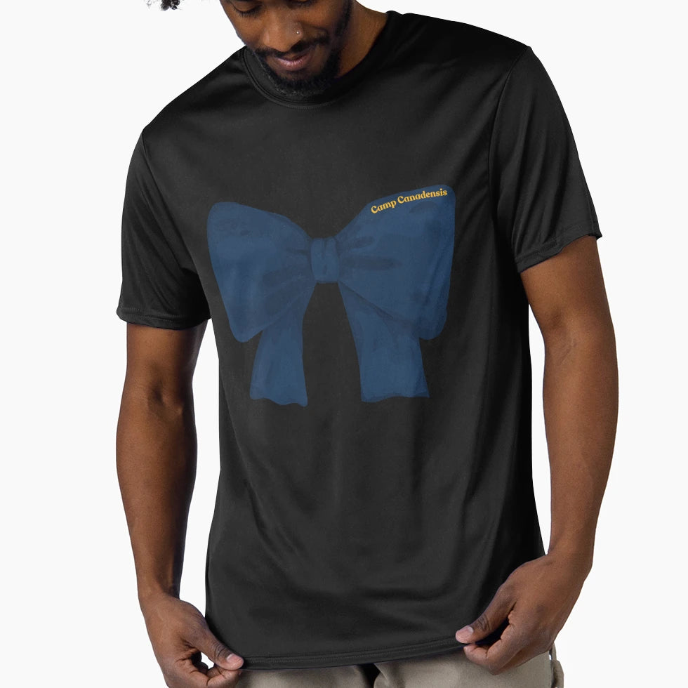 Camp Canadensis Bow Blue T-Shirt - Fun Novelty Design Unisex - T-Shirt, Sweatshirt, Hoodie