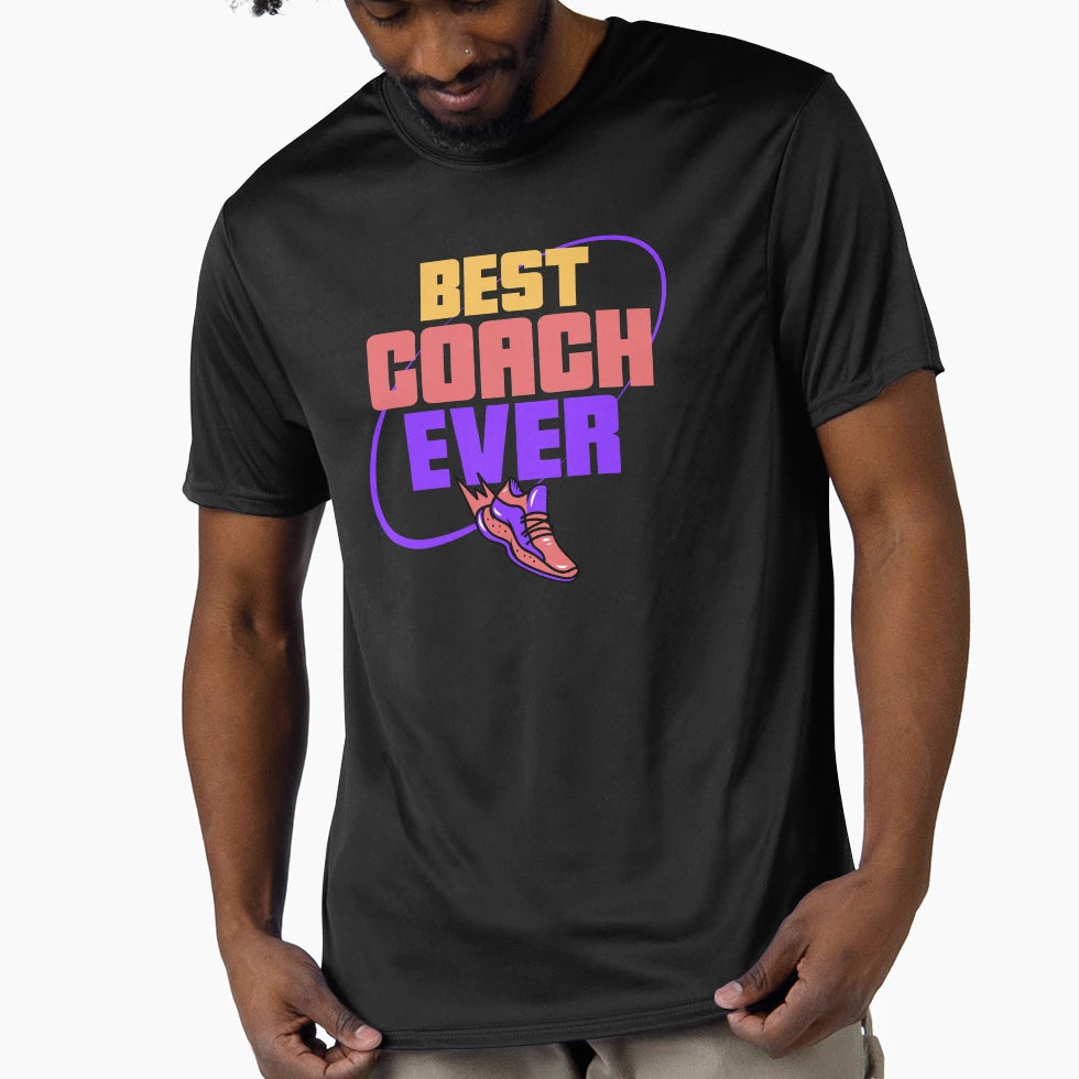 Best Coach Ever T-Shirt - Minimalist Print for Adults - T-Shirt, Sweatshirt, Hoodie