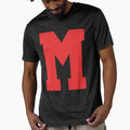 Alphabet Red M Sports Letter M T-Shirt - Casual Everyday Wear Unisex - T-Shirt, Sweatshirt, Hoodie