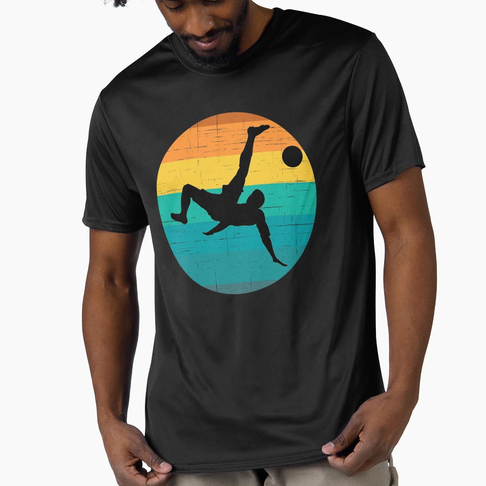 Soccer Sunset Silhoette T-Shirt - Streetwear Style Men Women - T-Shirt, Sweatshirt, Hoodie