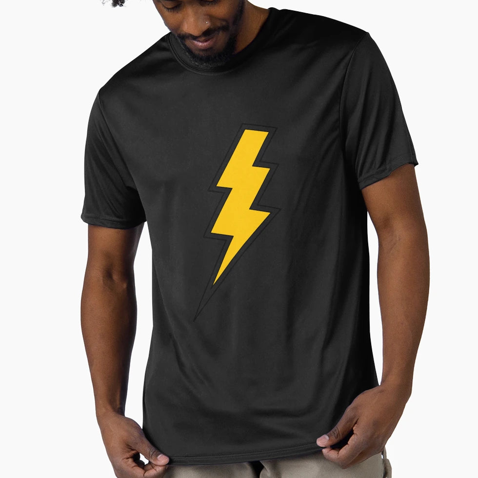 Lightning Bolt Yellow T-Shirt - Trendy Graphic Men Women - T-Shirt, Sweatshirt, Hoodie