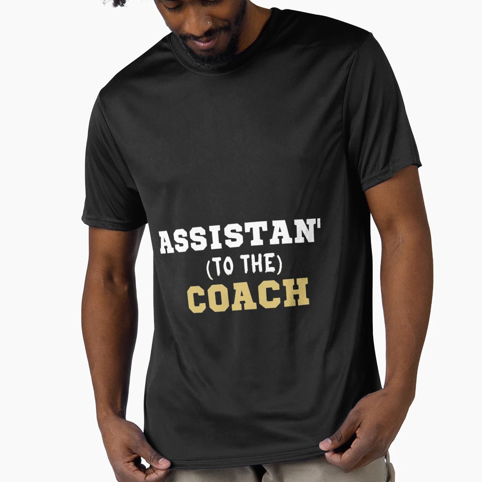 Assistant To Coach T-Shirt - Custom Art Print Men Women - T-Shirt, Sweatshirt, Hoodie