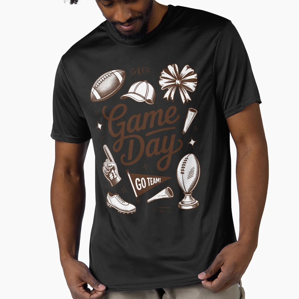 Game Day Boho Football Season Hand T-Shirt - Casual Everyday Wear Unisex - T-Shirt, Sweatshirt, Hoodie